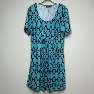 R&B Collection Short Sleeve Dress Size L